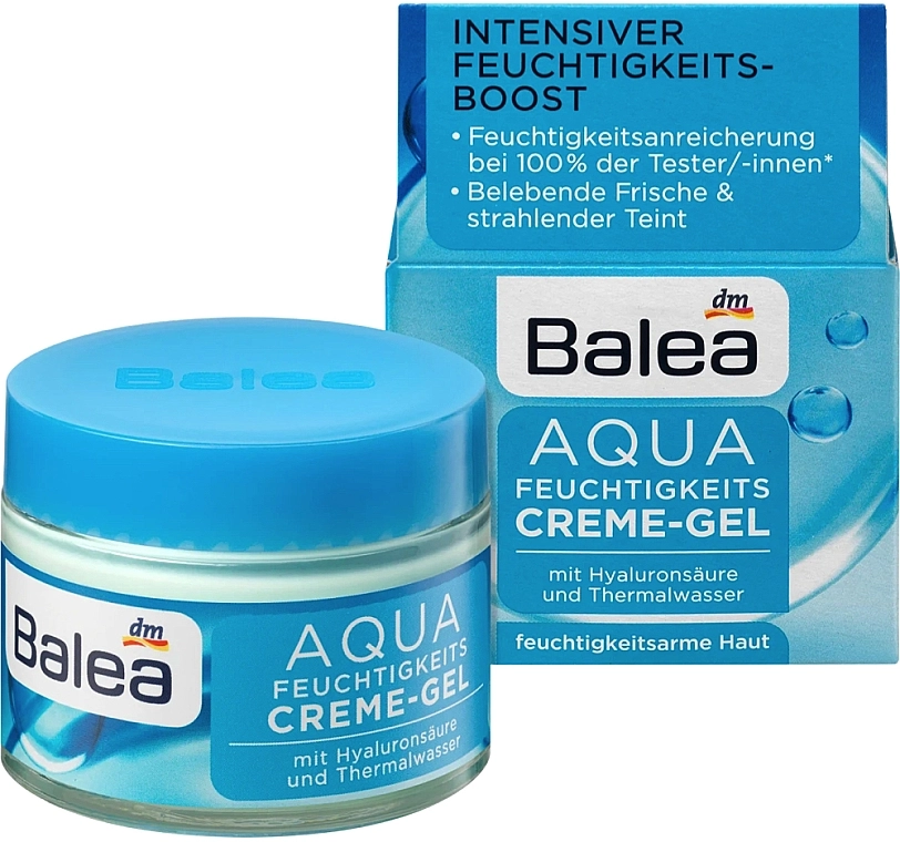 Balea Крем-гель дневной интенсивно увлажняющий Aqua Moisture Cream Gel - фото N2