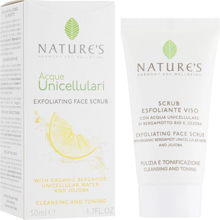 Nature's Скраб відлущувальний для обличчя Acque Unicellulari Exfoliating Face Scrub - фото N1