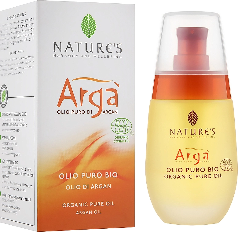 Nature's Масло арганы Arga Organic Pure Oil - фото N2