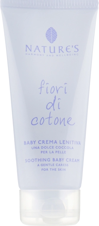 Nature's Заспокійливий дитячий крем Fiori di Cotone Soothing Baby Cream - фото N2