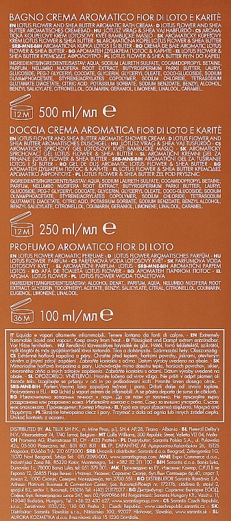 Tesori d’Oriente Fior di Loto Набір (edp/100ml + sh/gel/250ml + bath/cr/500) - фото N3