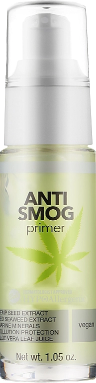 Bell Anti Smog Vegan Hypo Allergenic Primer Гипоаллергенная база для макияжа - фото N1