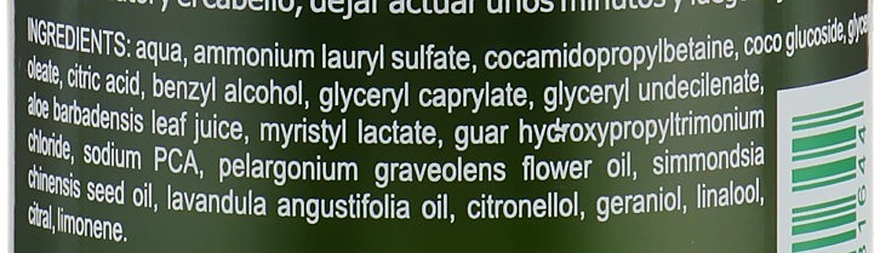 Alan Jey Шампунь-бальзам 2в1 з олією жожоба й алое вера для усіх типів волосся Green Natural Shampoo-Balsam - фото N3