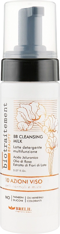 Brelil Очищувальне молочко Bio Traitement BB Cleansing Milk - фото N1