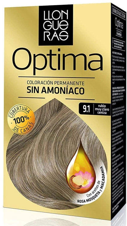 Llongueras Перманентна фарба для волосся Optima Hair Colour - фото N1