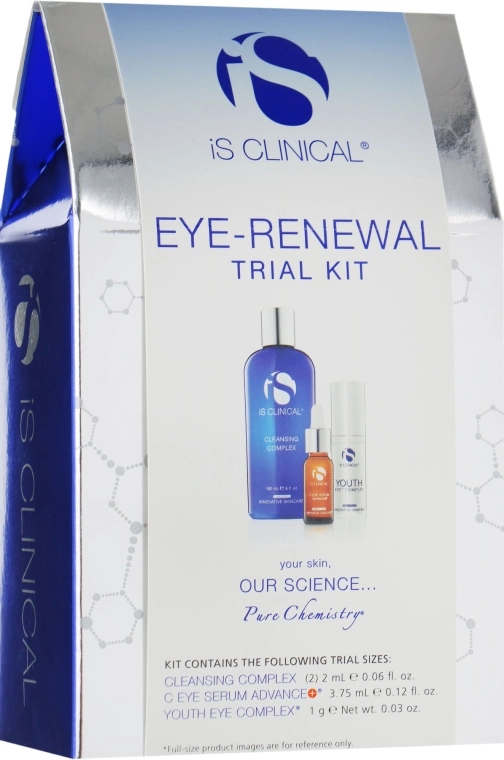 IS CLINICAL Набор Eye-Renewal Trial Kit (ser/3.75ml + f/gel/2x2ml + eye/cr/1g) - фото N1