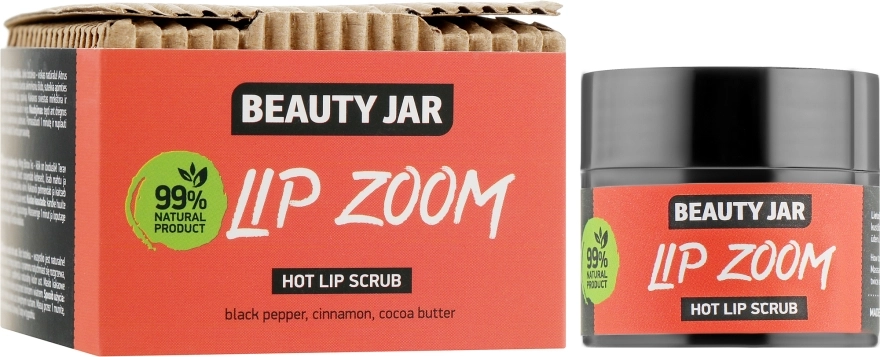 Beauty Jar Цукровий скраб для губ Lip Zoom Hot Lip Scrub - фото N1