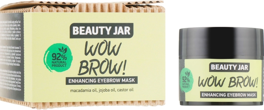 Beauty Jar Маска для росту брів Wow Brow! Enhancing Eyebrow Mask - фото N1