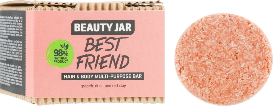 Beauty Jar Мыло для волос и тела Best Friend Hair & Body Multi-Purpose Bar - фото N1