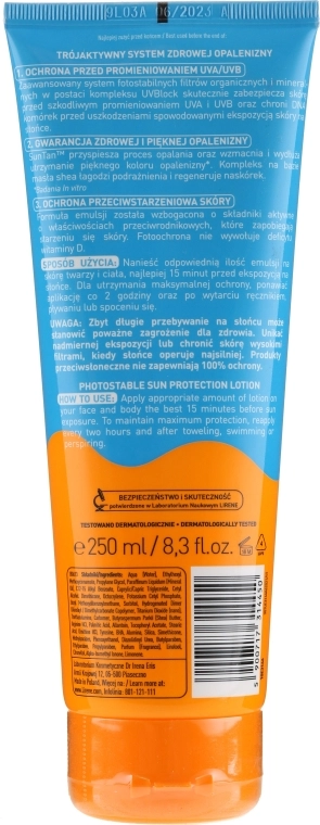 Lirene Емульсія для засмаги Sun Care Emulsion SPF20 - фото N4