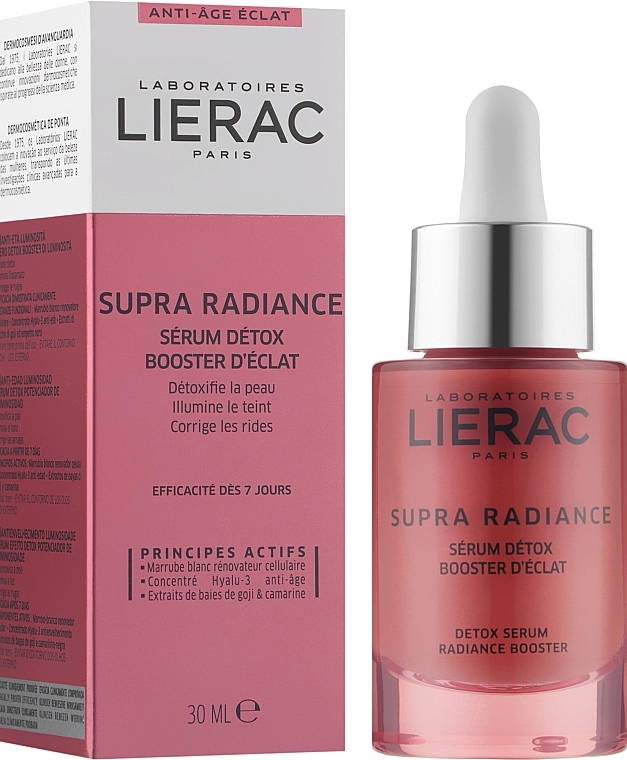 Lierac Сироватка для сяяння шкіри Supra Radiance Detox Serum Radiance Booster - фото N2