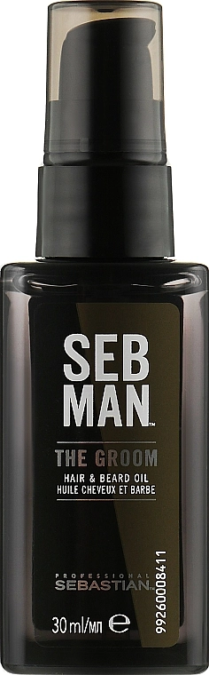 Sebastian Professional Масло для ухода за волосами и бородой SEB MAN The Groom Hair & Beard Oil - фото N1