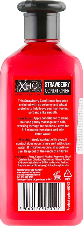 Xpel Marketing Ltd Кондиціонер для волосся "Полуниця" Hair Care Strawberry Conditioner - фото N2