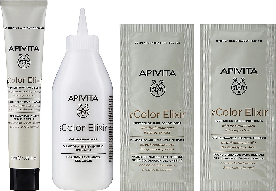 Apivita Краска для волос My Color Elixir Permanent Hair Color - фото N2