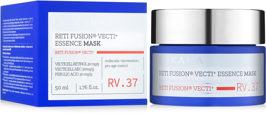 Arkana Нічна маска з ретинолом і вітамінами А, Е, С Reti Fusion Vecti Essence Mask - фото N1