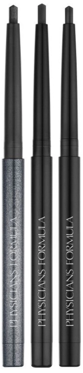 Physicians Formula Eye Booster Gel Eyeliner Trio Black (eyeliner/3*0.37g) Набір водостійких гелевих олівців з трьома фінішами - фото N1