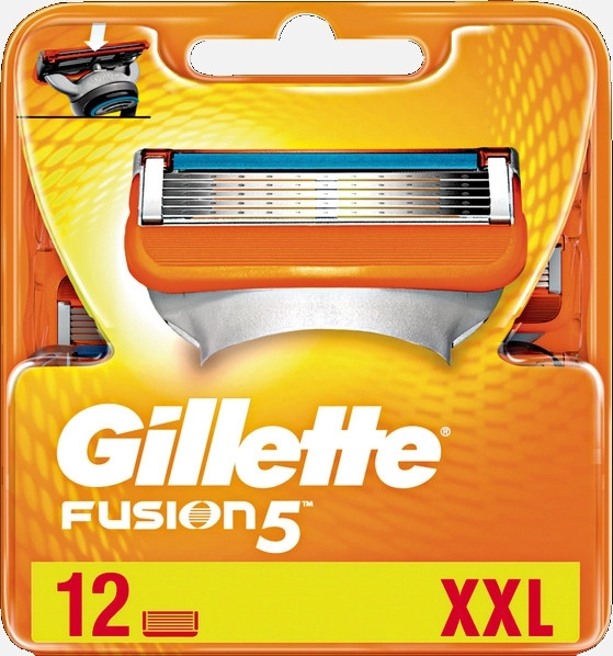 Змінні касети для гоління - Gillette Fusion, 12шт - фото N3