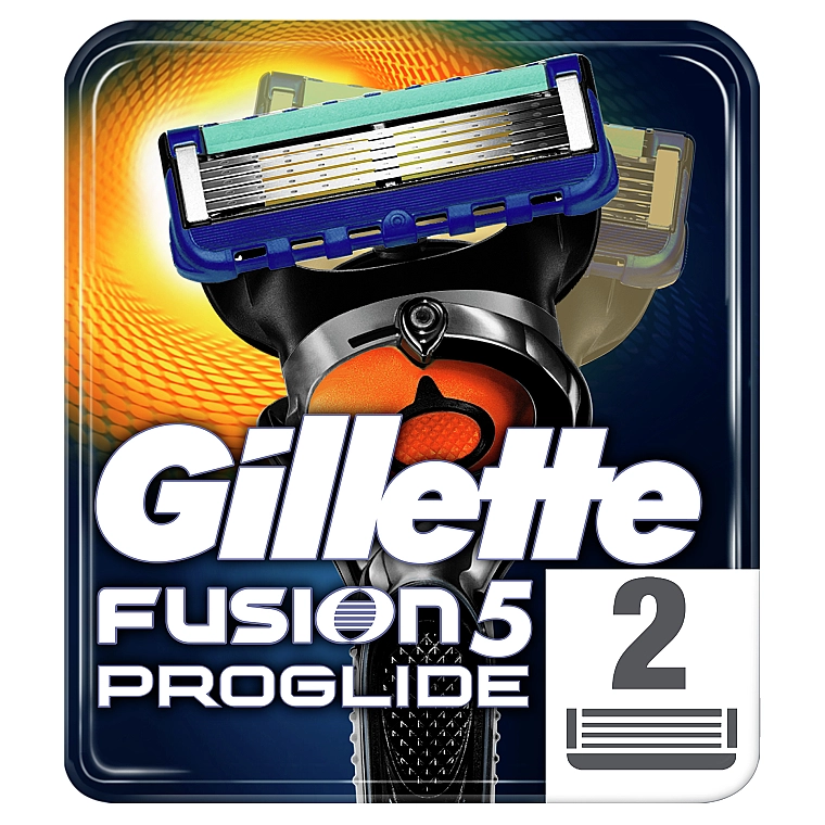 Gillette Сменные кассеты для бритья, 2 шт. Fusion ProGlide - фото N2