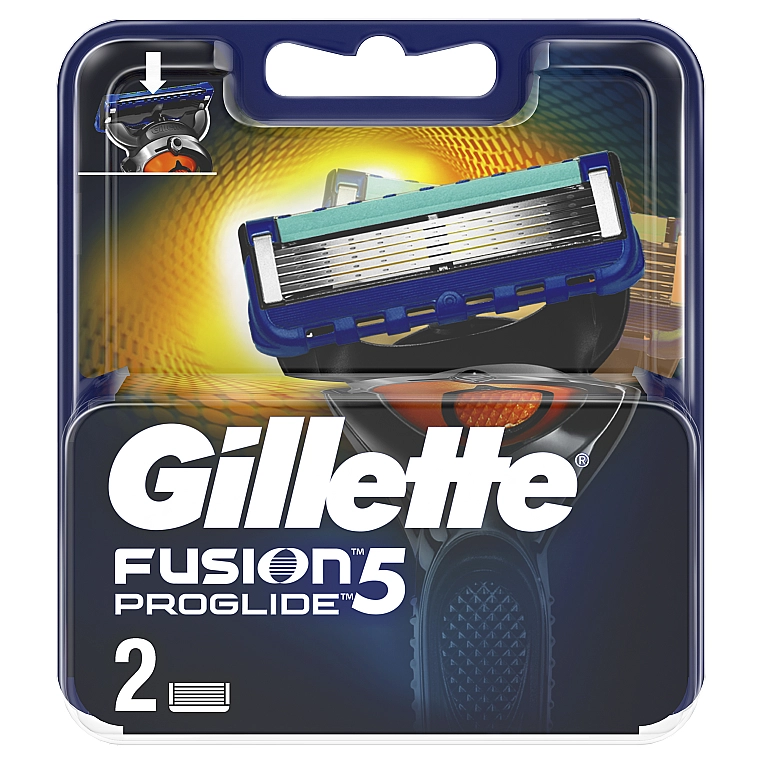 Gillette Сменные кассеты для бритья, 2 шт. Fusion ProGlide - фото N3