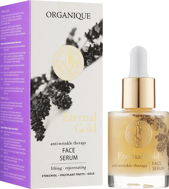 Organique Сыворотка для лица от морщин Eternal Gold Firming Face Serum - фото N2