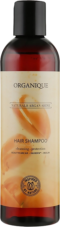 Organique SPA-шампунь для сухих тусклых волос и чувствительной кожи головы Naturals Argan Shine - фото N1