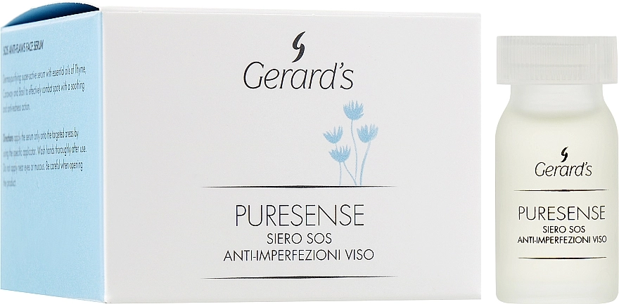 Gerard's Cosmetics SOS-Сыворотка для локального лечения акне Puresense Sos Anti-Flaws Face Serum (мини) - фото N1