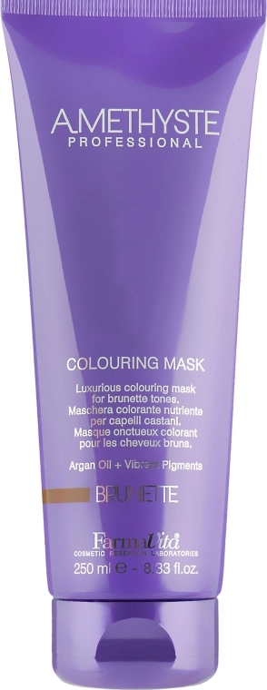 Farmavita Маска для волосся, яка фарбує, для коричневих відтінків Amethyste Colouring Mask Brunette - фото N1