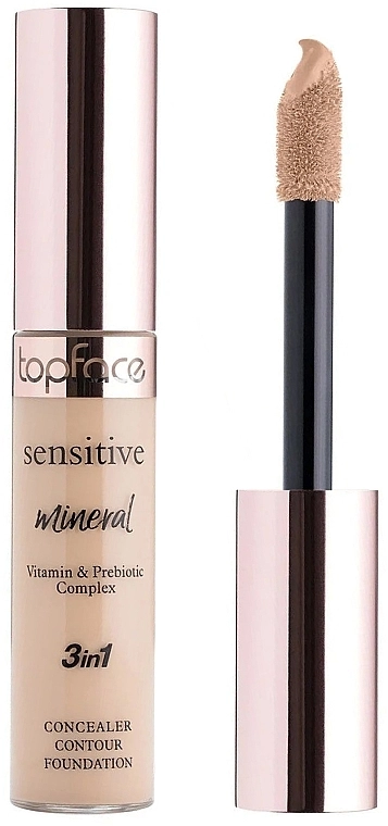 TopFace Sensitive Mineral 3 in 1 Concealer Консилер для обличчя - фото N1