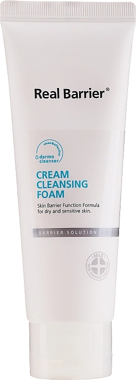 Кремовая очищающая пенка - Real Barrier Cream Cleansing Foam, 120 мл - фото N1