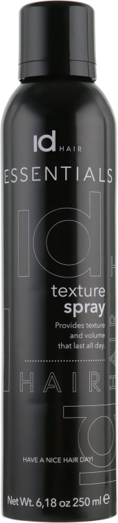 Текстурувальний спрей для волосся - IdHair Essentials Texture Spray, 250ml - фото N1