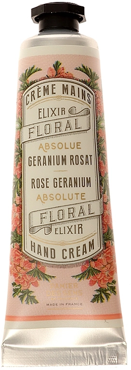 Panier des Sens Крем для рук "Герань" Rose Geranium Hand Cream - фото N1