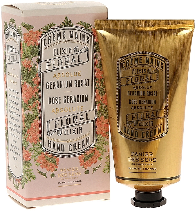 Panier des Sens Крем для рук "Герань" Rose Geranium Hand Cream - фото N3