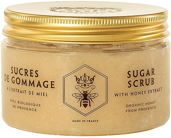 Цукровий скраб для тіла "Мед" - Panier des Sens Sugar Scrub With Honey Extract, 300g - фото N2