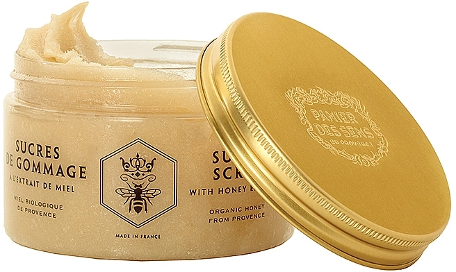 Цукровий скраб для тіла "Мед" - Panier des Sens Sugar Scrub With Honey Extract, 300g - фото N3