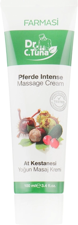 Farmasi Массажный крем с экстрактом конского каштана и маслом грушанки Dr. C. Tuna Pferde Intense Massage Cream - фото N2