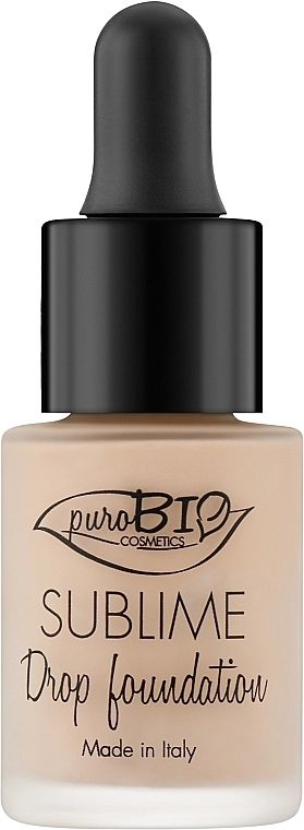 PuroBio Cosmetics Sublime Drop Foundation Жидкая тональная основа - фото N1