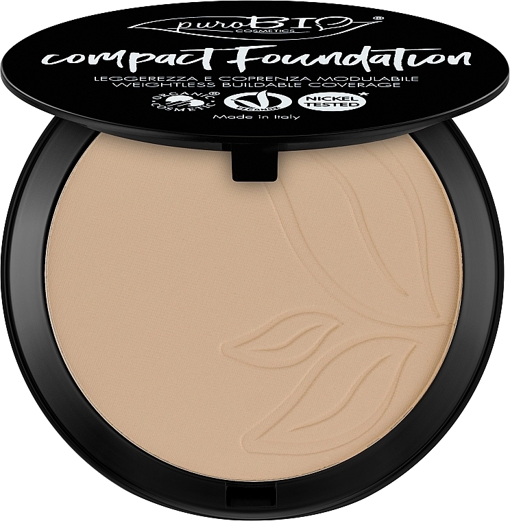 PuroBio Cosmetics Compact Foundation Pack Компактна пудра - фото N1