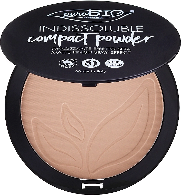 PuroBio Cosmetics Compact Powder Компактна пудра для обличчя - фото N1