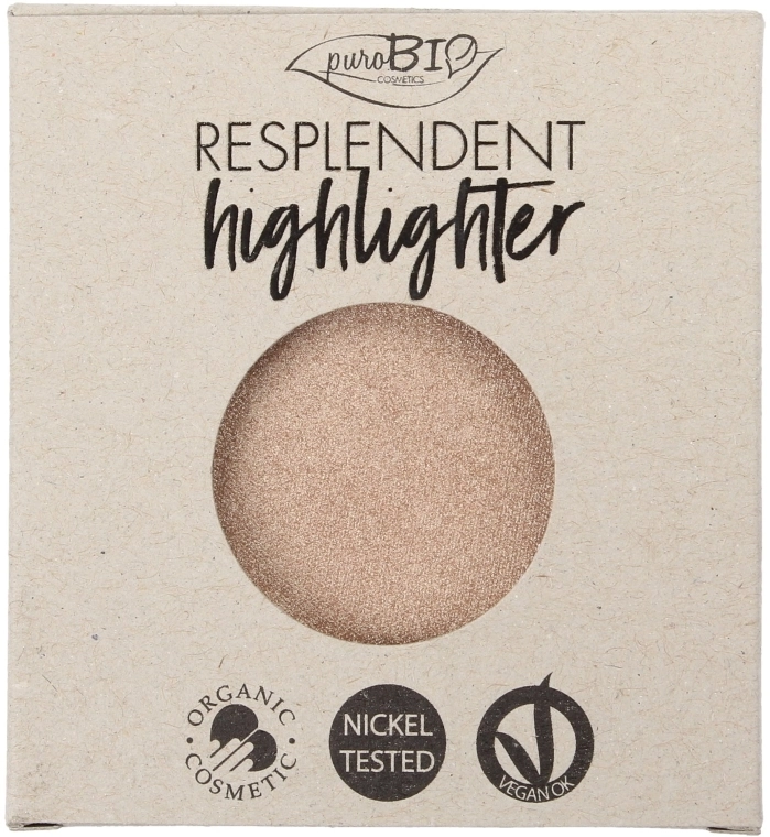 PuroBio Cosmetics Resplendent Highlighter (змінний блок) Хайлайтер - фото N1