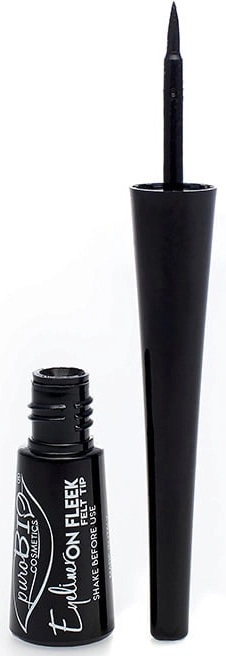 PuroBio Cosmetics On Fleek Eyeliner Felt Tip Подводка для глаз - фото N1