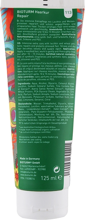 Bioturm Кондиционер для восстановления волос Repair Conditioner No. 113 - фото N2