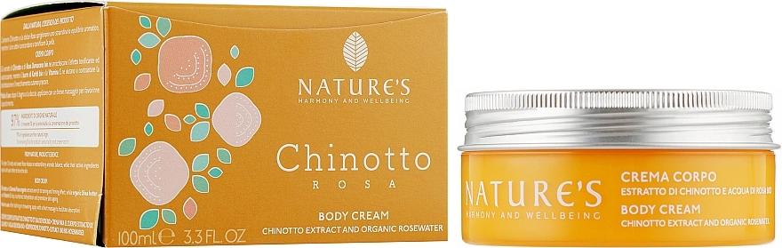 Nature's Крем для тела Chinotto Rosa Body Cream - фото N2