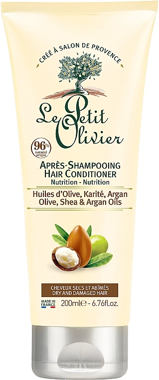 Le Petit Olivier Кондиціонер для сухого волосся Olive Karite Argan Conditioner - фото N1