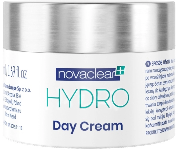 Novaclear Дневной увлажняющий крем-гель для лица Hydro Day Cream - фото N3