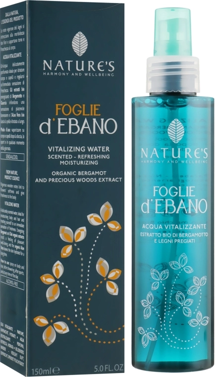 Nature's Витаминная вода Foglie d'Ebano Vitalizing Water - фото N1