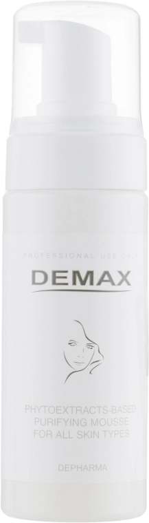 Demax Очищувальний мус для усіх типів шкіри на основі рослинних екстрактів Purifiers and Tonics Cleansing Mousse On Basis Of Medicinal Herbs - фото N3