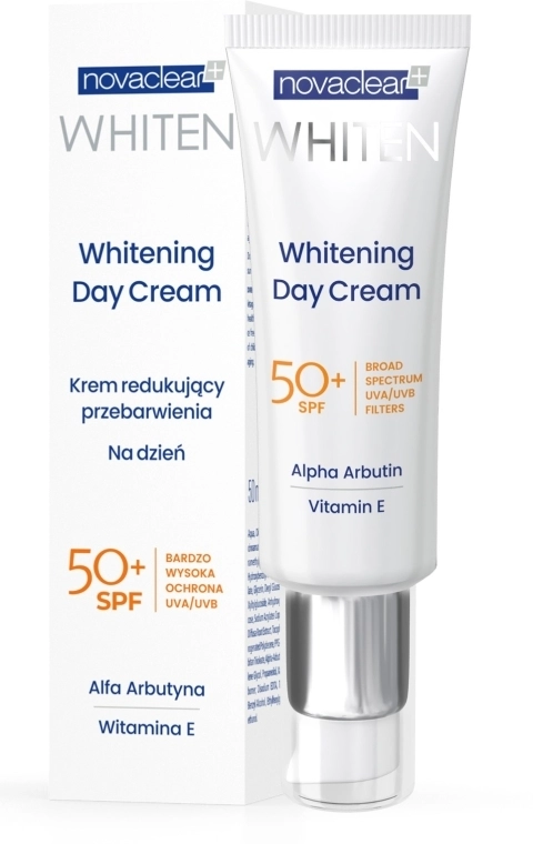 Novaclear Дневной крем для лица Whiten Whitening Day Cream SPF50+ - фото N1