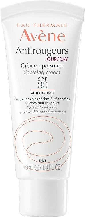 Avene Успокаивающий дневной крем для лица Antirougeurs Jour Day Cream SPF 30 - фото N1