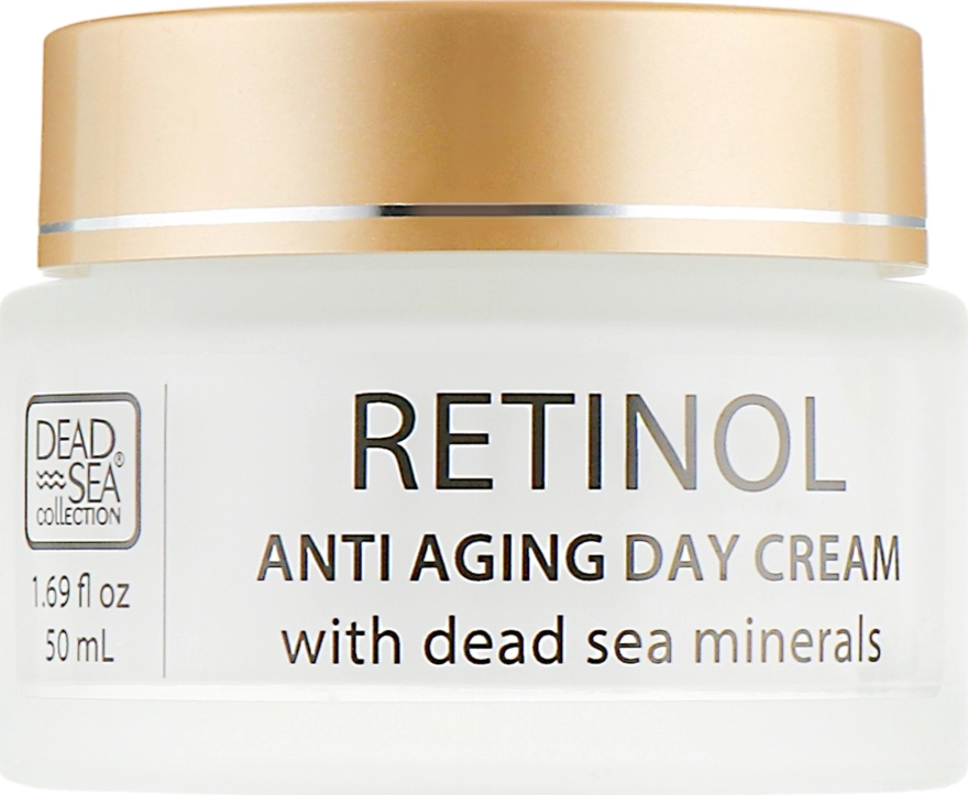 Dead Sea Collection Денний крем проти старіння з ретинолом та мінералами Мертвого моря Retinol Anti Aging Day Cream - фото N2