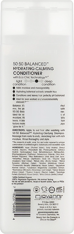 Giovanni Кондиціонер Eco Chic Hair Care Conditioner Balanced Hydrating-Calming - фото N4